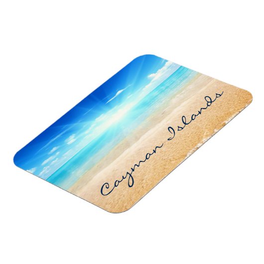 Cayman Islands Beach Sunrise Magnet (Linke Seite)