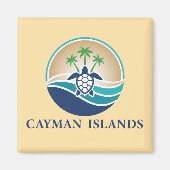 Cayman Islands Caribbean Magnet (Vorne)