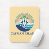 Cayman Islands Caribbean Mousepad (Mit Mouse)