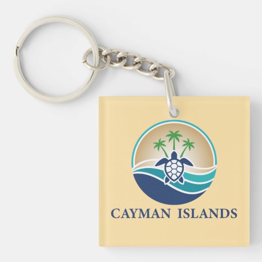 Cayman Islands Caribbean Schlüsselanhänger (Vorderseite)