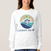 Cayman Islands Caribbean Sweatshirt (Vorderseite)