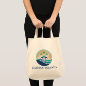 Cayman Islands Caribbean Tragetasche (Vorderseite (Produkt))