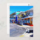 Cayman Islands Colorful Shops Postkarte (Vorne/Hinten)