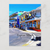 Cayman Islands Colorful Shops Postkarte (Vorderseite)