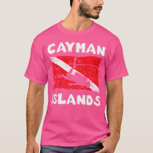 Cayman Islands Divers Scuba Diving Flag T-Shirt