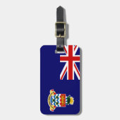 Cayman Islands Flag Karibischer tropischer Urlaub Gepäckanhänger (Vorderseite vertikal)