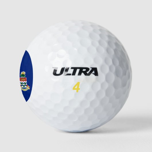 Cayman Islands flagge Golf Balls Golfball (Logo)