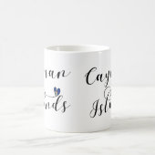 Cayman Islands Flaggenherz, Cayman Isles Kaffeetasse (Mittel)