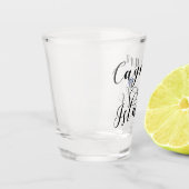 Cayman Islands Flaggenherz, Cayman Isles Schnapsglas (Links)