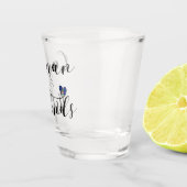 Cayman Islands Flaggenherz, Cayman Isles Schnapsglas (Rechts)