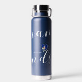 Cayman Islands Flaggenherz, Cayman Isles Trinkflasche (Rückseite)