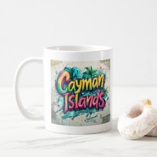 Cayman Islands Graffiti Vibes: Art Island Street Kaffeetasse