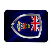 Cayman Islands Mettalic Emblem Magnet (Horizontal)