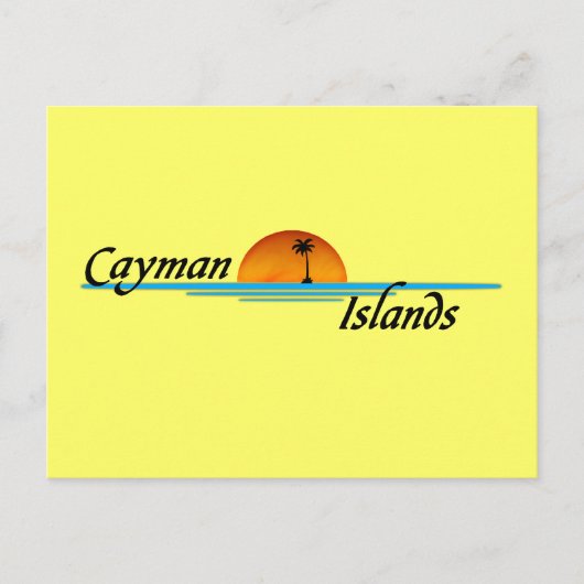 Cayman Islands Postcard Postkarte (Vorderseite)