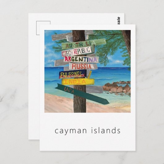 Cayman Islands Postcard Postkarte (Vorne/Hinten)