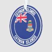 Cayman Islands Round Emblem Ornament (Vorderseite)