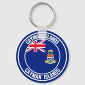 Cayman Islands Round Emblem Schlüsselanhänger (Vorderseite)