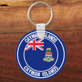 Cayman Islands Round Emblem Schlüsselanhänger (Vorderseite)