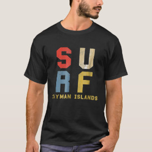 Cayman Islands Shirt Retro Vintag Surfing T-Shirt