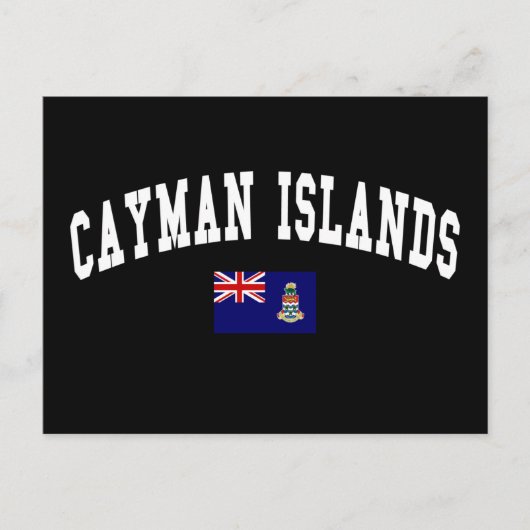 Cayman Islands Style Postkarte (Vorderseite)