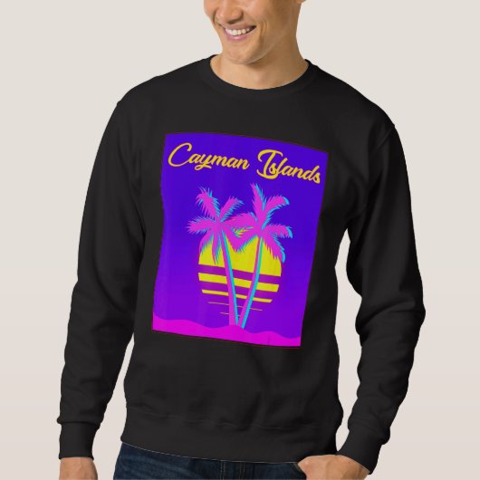 Cayman Islands Summer Vacacation Beach Sweatshirt (Vorderseite)
