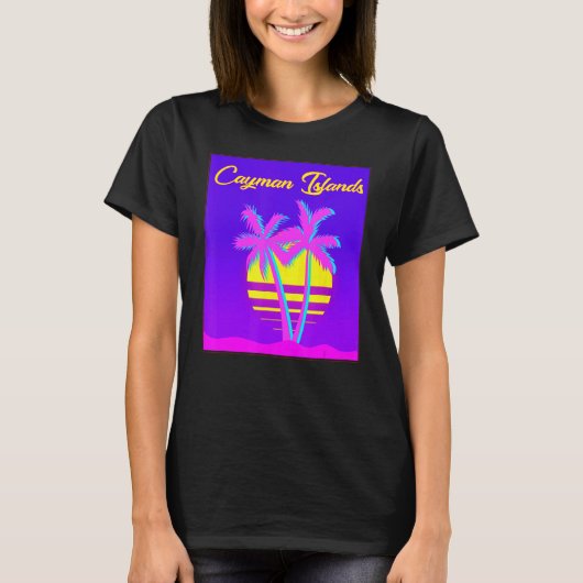 Cayman Islands Summer Vacacation Beach T-Shirt (Vorderseite)