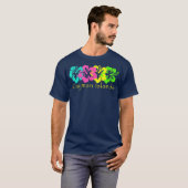 Cayman Islands Tropical Beach Cayman Island Surf T-Shirt (Vorne ganz)