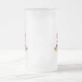 Cayman- Islandsemblem Mattglas Bierglas (Mittel)