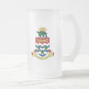 Cayman- Islandsemblem Mattglas Bierglas