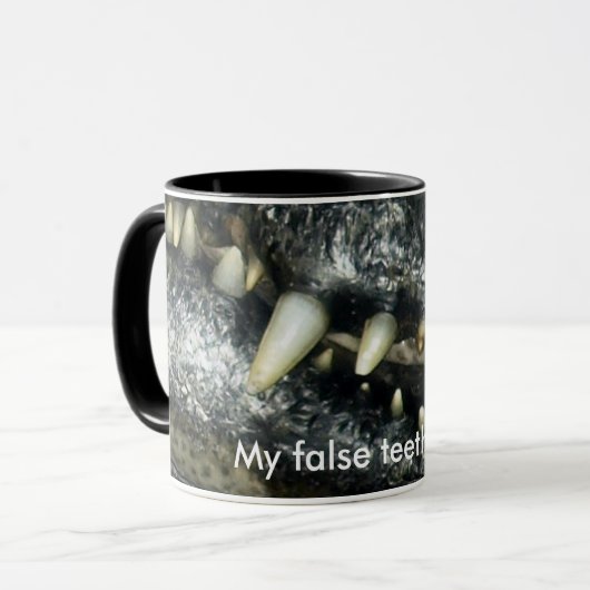 Cayman Teeth Coffee Tasse (Vorderseite Links)