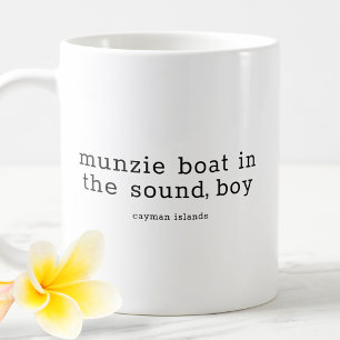 Caymanian Folk Song Muznie Boat in der Sound Boy Kaffeetasse