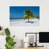 Cayo Blanco Strand in Kuba Poster (Heimbüro)