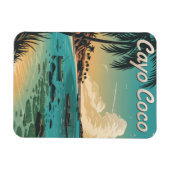 Cayo Coco Cuba Vintag Magnet (Horizontal)