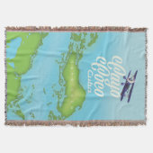 Cayo Coco Kuba Vintage Stilkarte. Decke (Vorderseite)