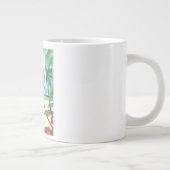Cayo Coco Kubanisches Strandposter Jumbo-Tasse (Rechts)