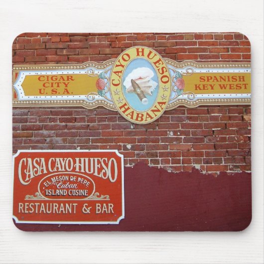 Cayo Hueso Zeichen Mousepad (Vorne)