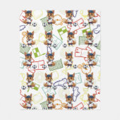 Cayote Pattern Fleecedecke (Vorderseite)