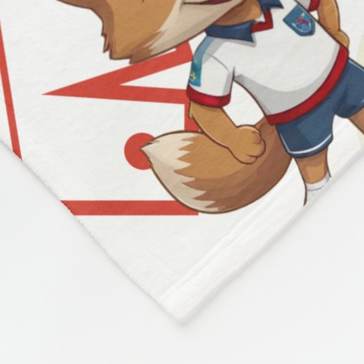 Cayote Pattern Fleecedecke (Ecke)