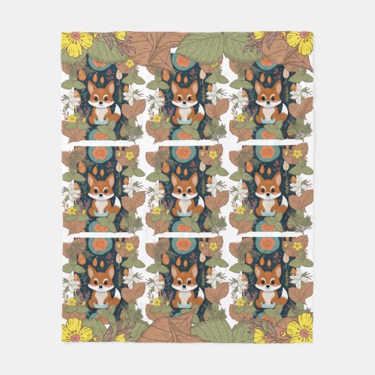 Cayote Vintag Fleecedecke (Vorderseite)