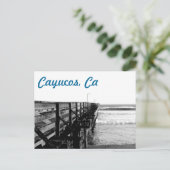 Cayucos, Ca Postkarte (Stehend Vorderseite)