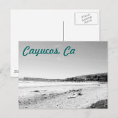Cayucos, Ca Postkarte (Vorne/Hinten)