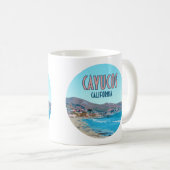 Cayucos California Central Coast Vintag Kaffeetasse (VorderseiteRechts)