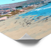 Cayucos California Central Coast Vintag Poster (Ecke)