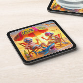 CAYUCOS LEGENDS. GETRÄNKEUNTERSETZER (Linke Seite)