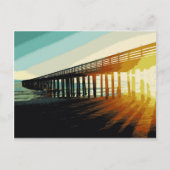 Cayucos Pier Postkarte (Vorderseite)