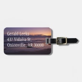 Cayucos Sunset Gepäckanhänger (Vorderseite horizontal)