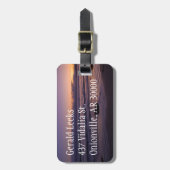 Cayucos Sunset Gepäckanhänger (Vorderseite vertikal)