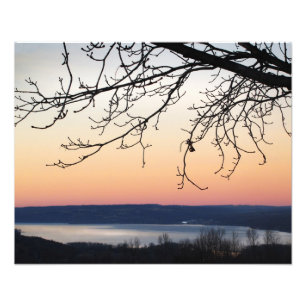 Cayuga Lake bei Sunset Fotodruck