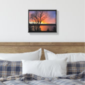 CAYUGA LAKE CANVAS DRUCKEN LEINWANDDRUCK (Insitu (Schlafzimmer))