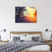 CAYUGA LAKE CANVAS DRUCKEN LEINWANDDRUCK (Insitu (Schlafzimmer))